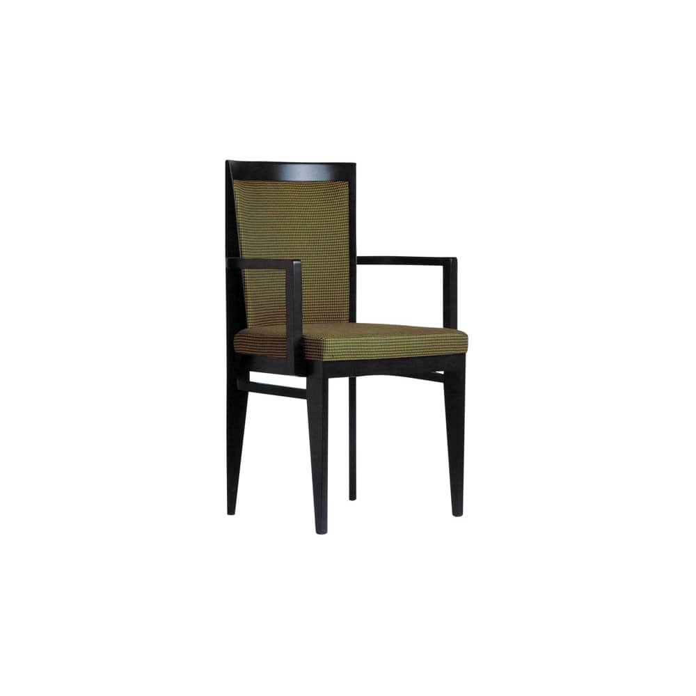 Upholstered wood dining chair