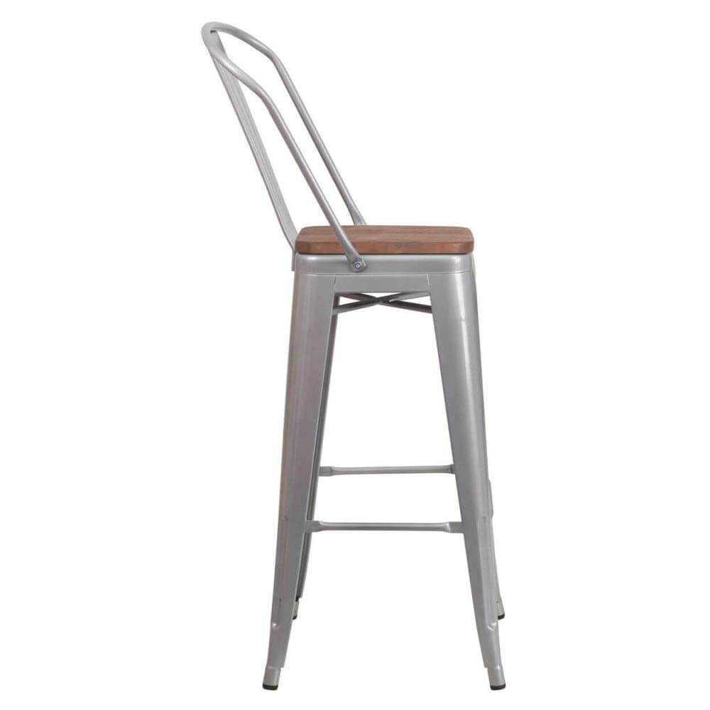 Metal bar stool
