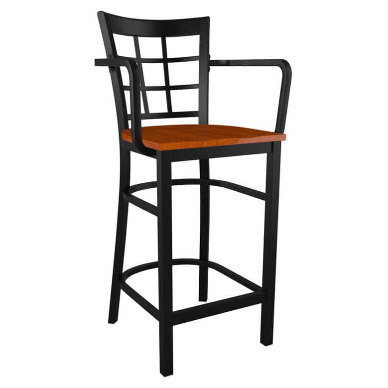 Metal bar stool