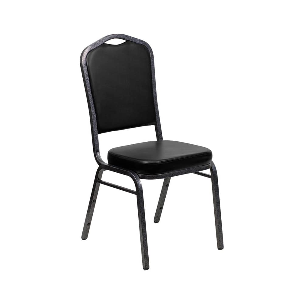 Stackable metal dining chair
