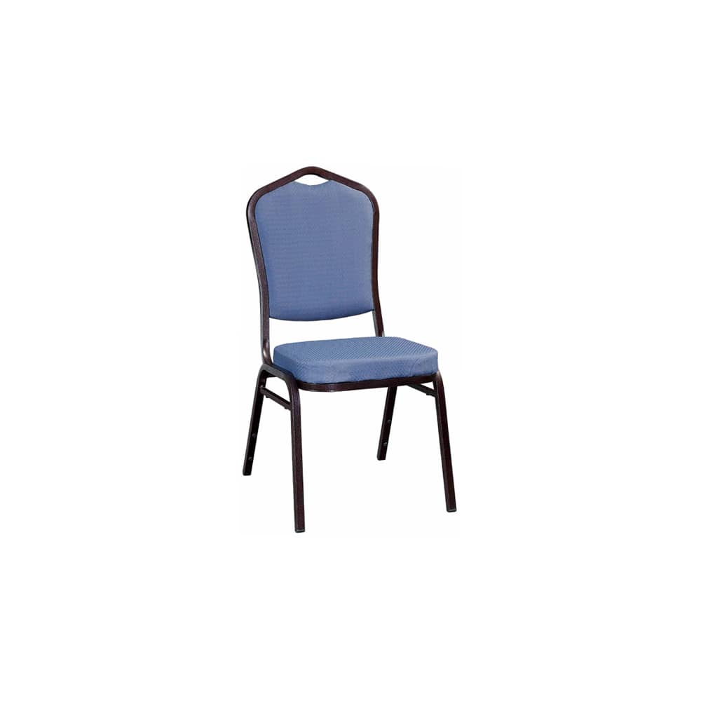 Stackable metal dining chair