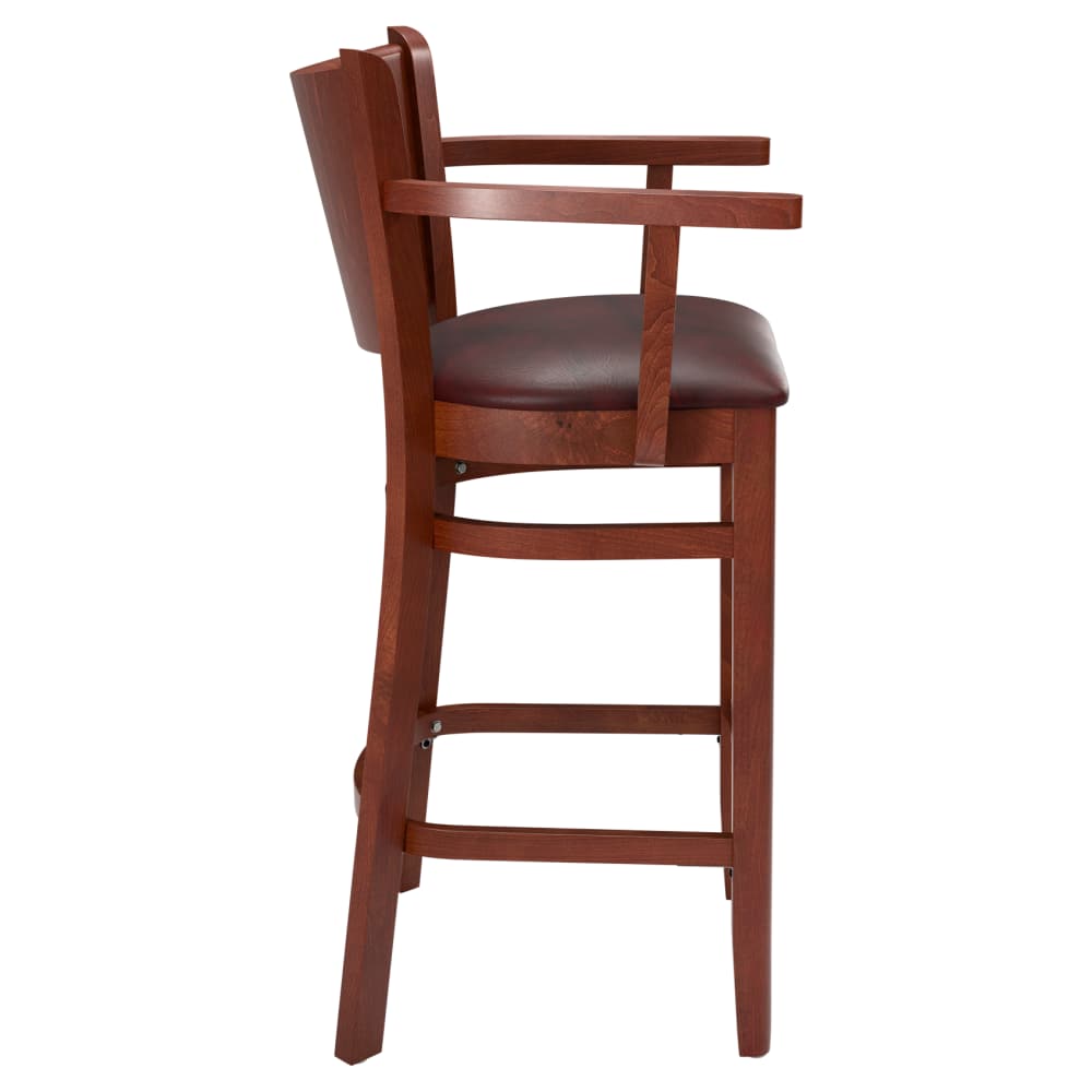 Wood bar stool
