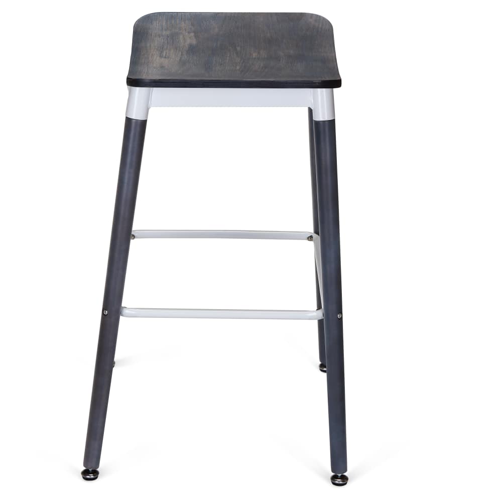 Slatted bar stool