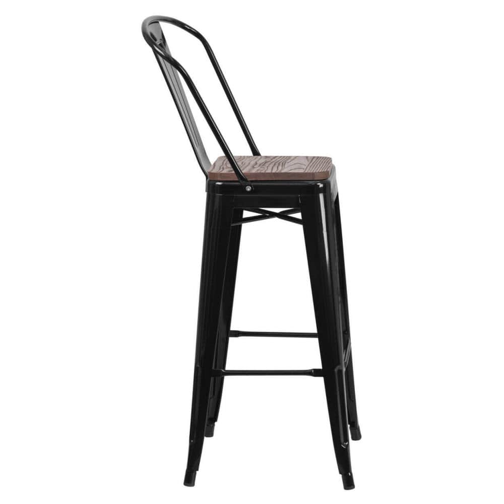Metal bar stool