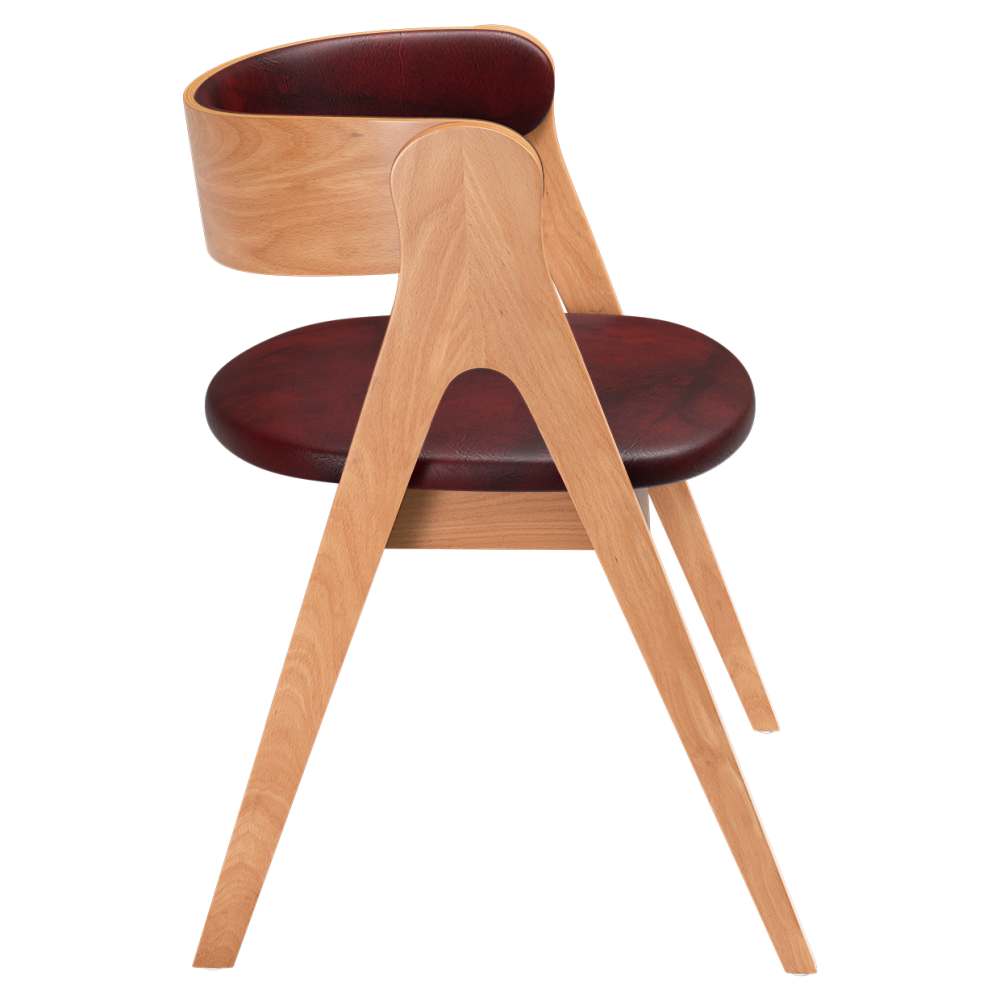Wood dining chair