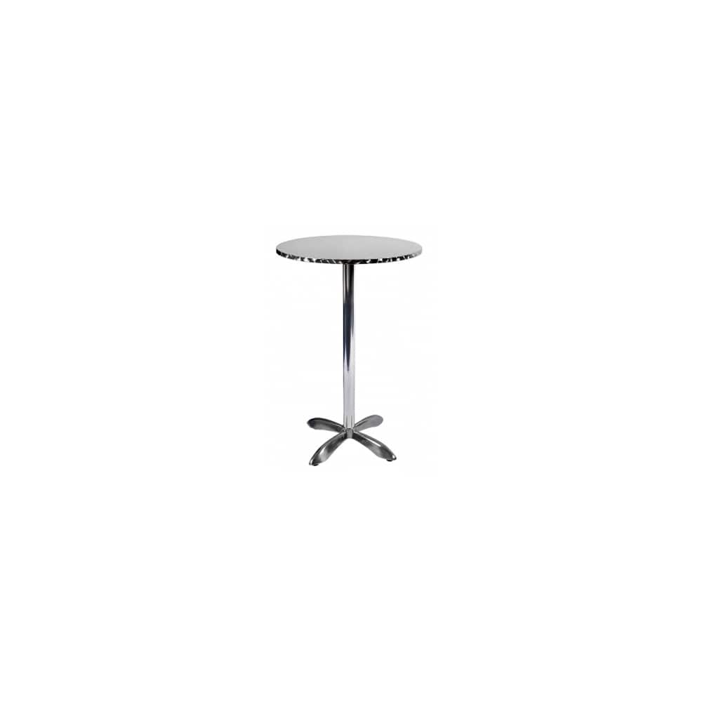 Steel dining table