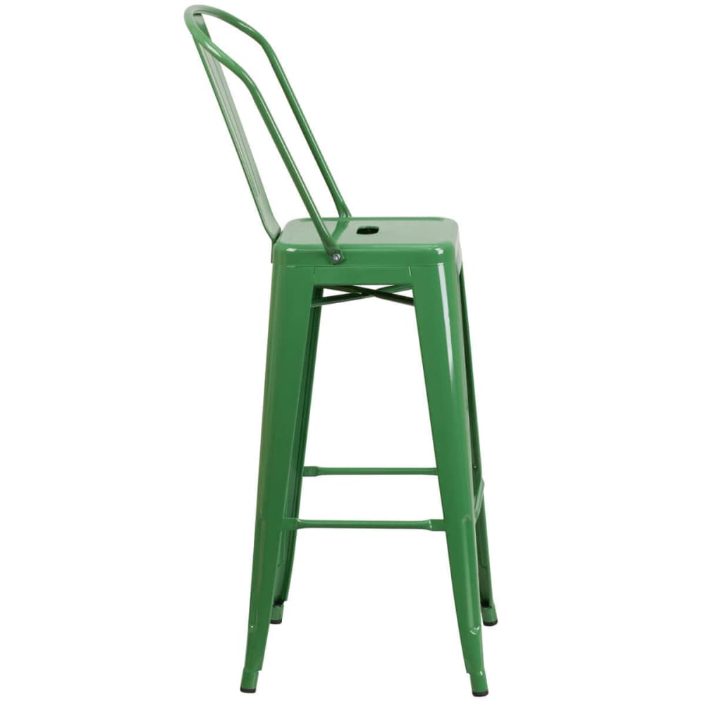 Metal bar stool