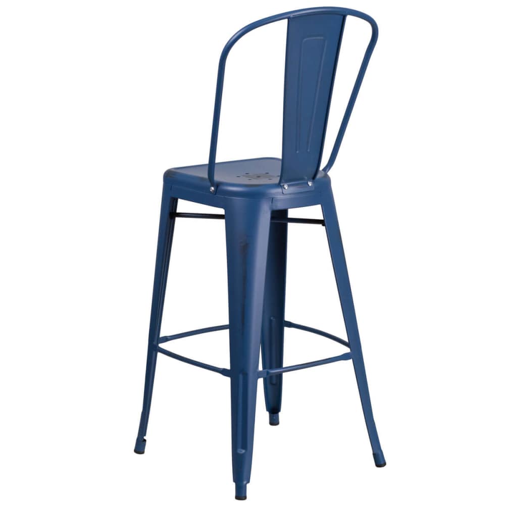 Metal bar stool