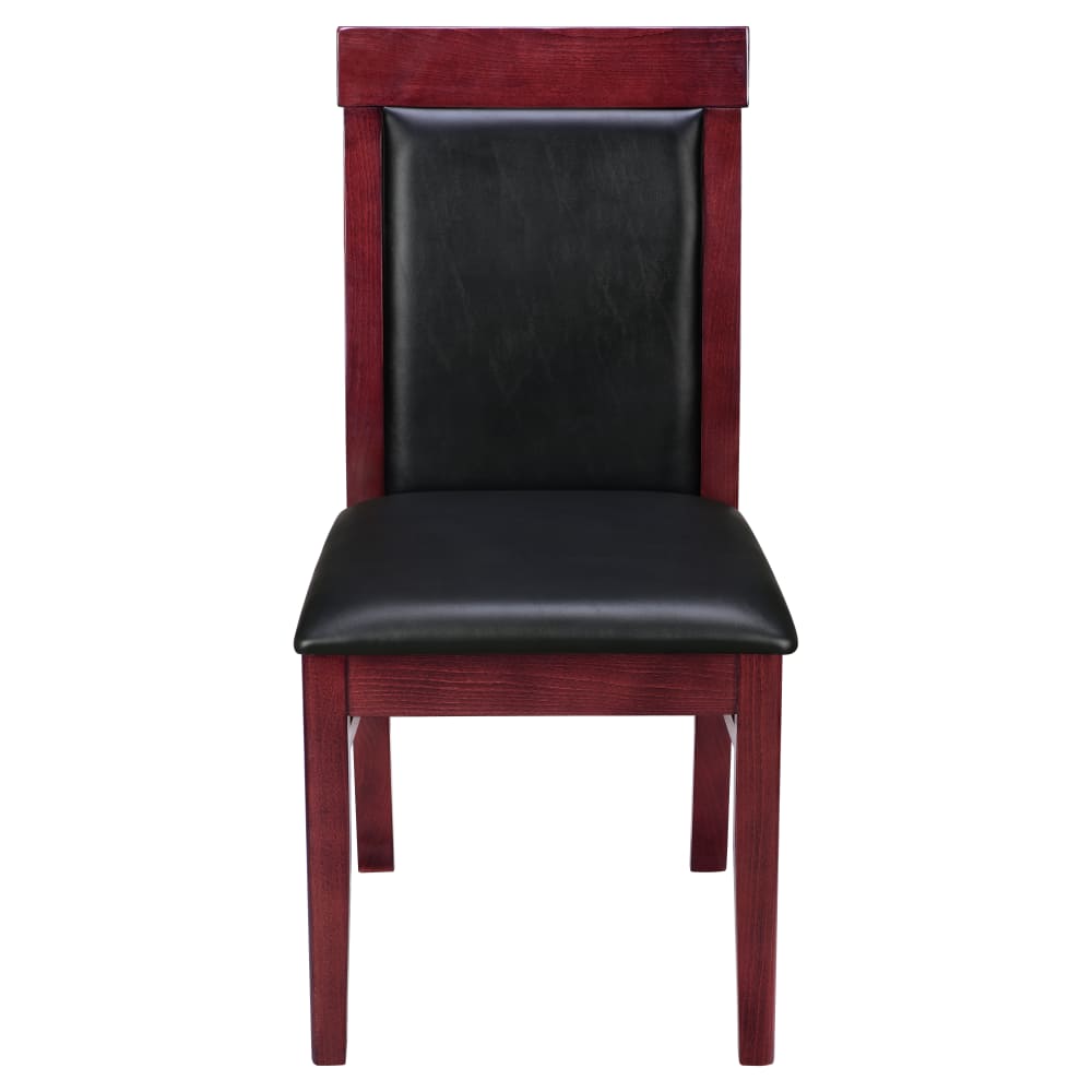 Upholstered wood dining chair