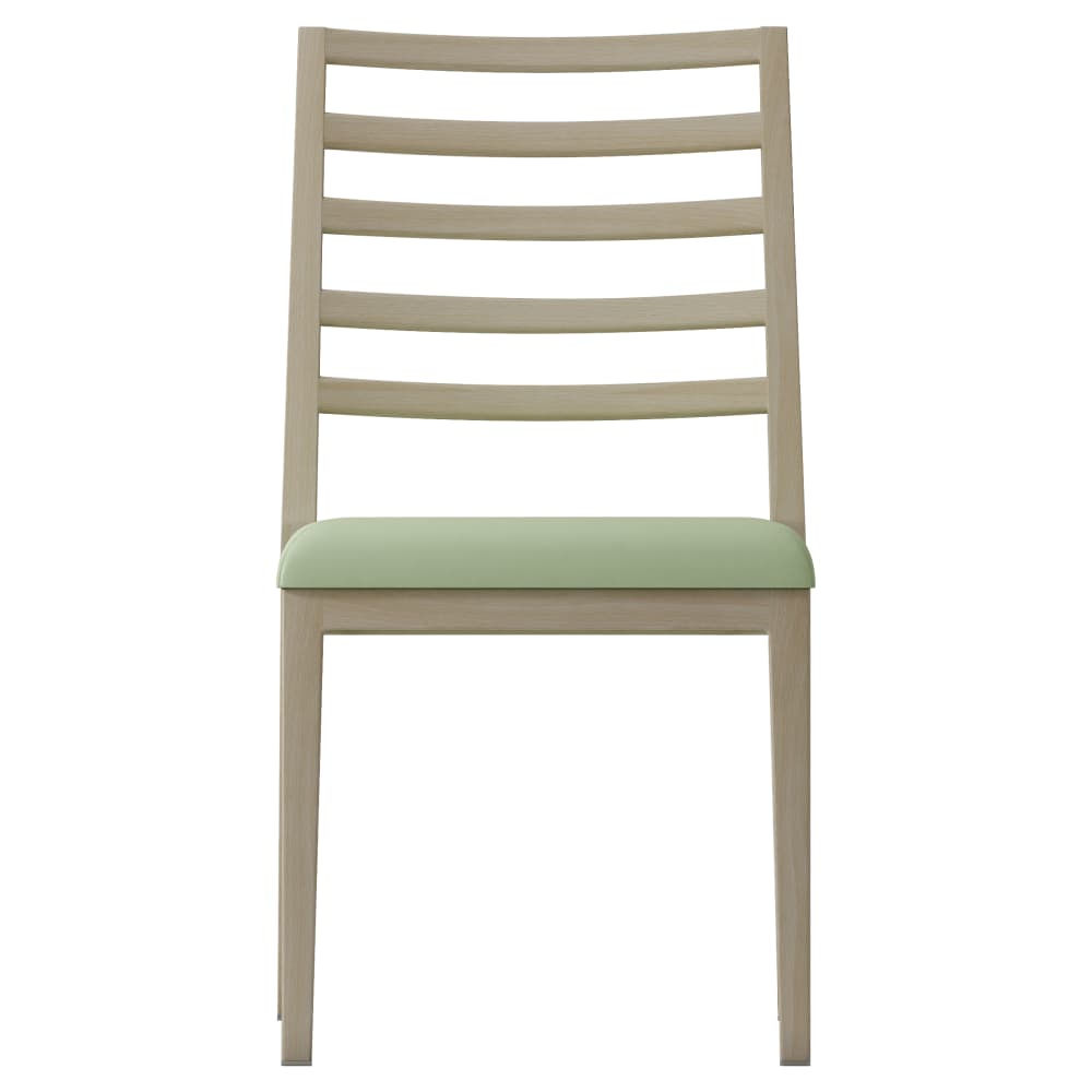 Ladder back aluminum dining chair