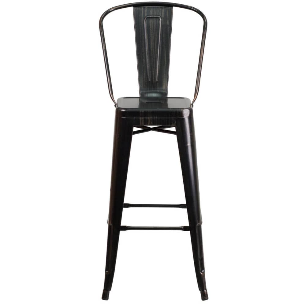 Metal bar stool