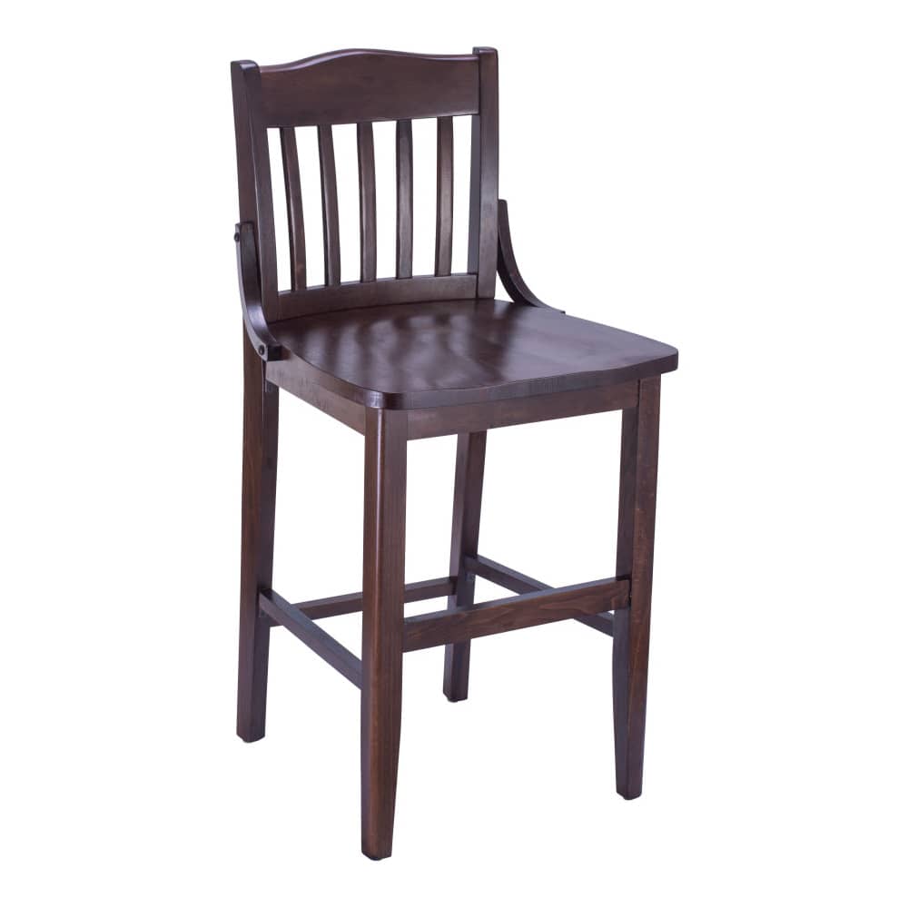 Wood bar stool