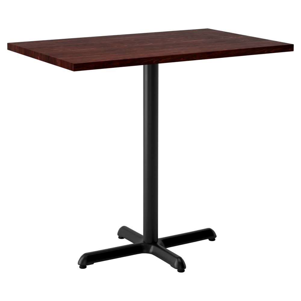 Block grain wood dining table