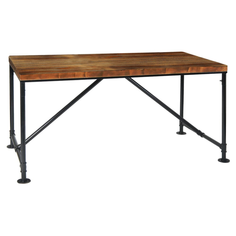 Wood dining table