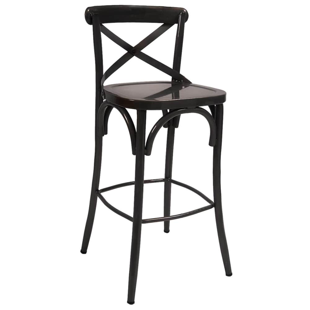 Metal bar stool