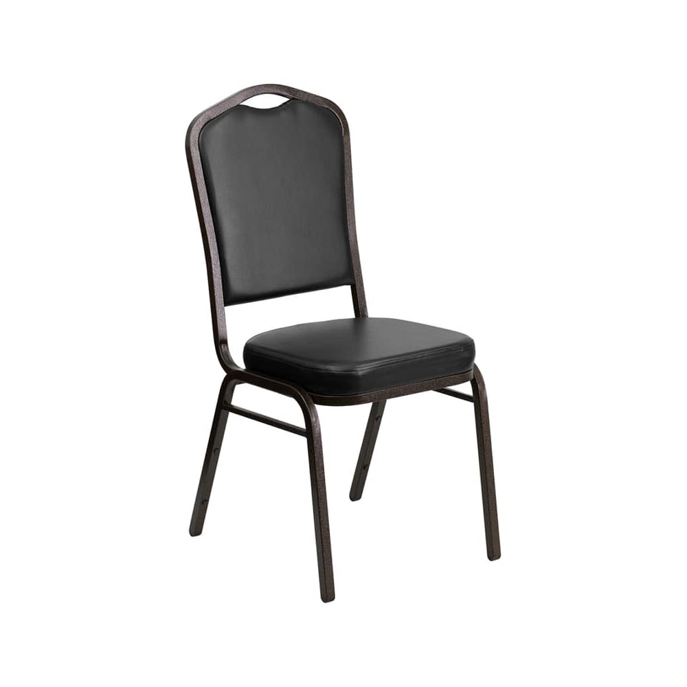 Stackable metal dining chair