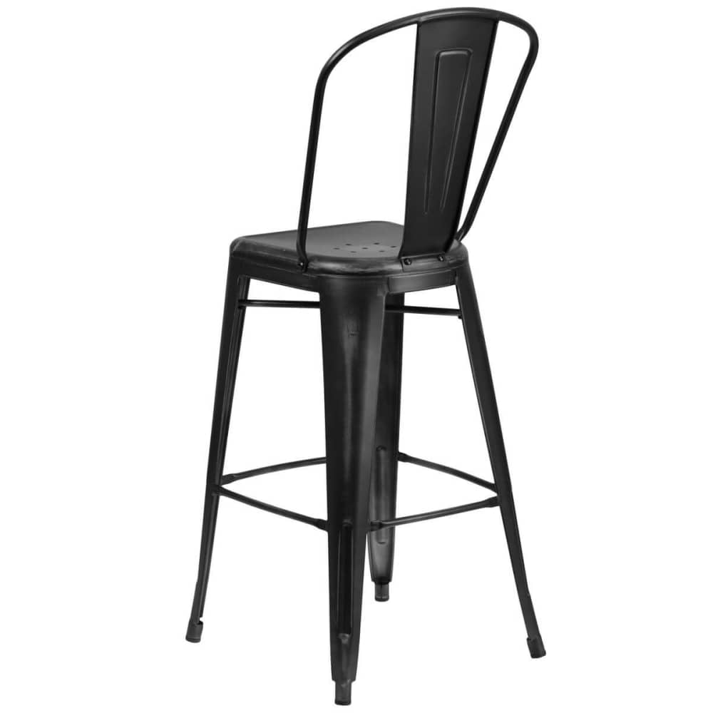 Metal bar stool