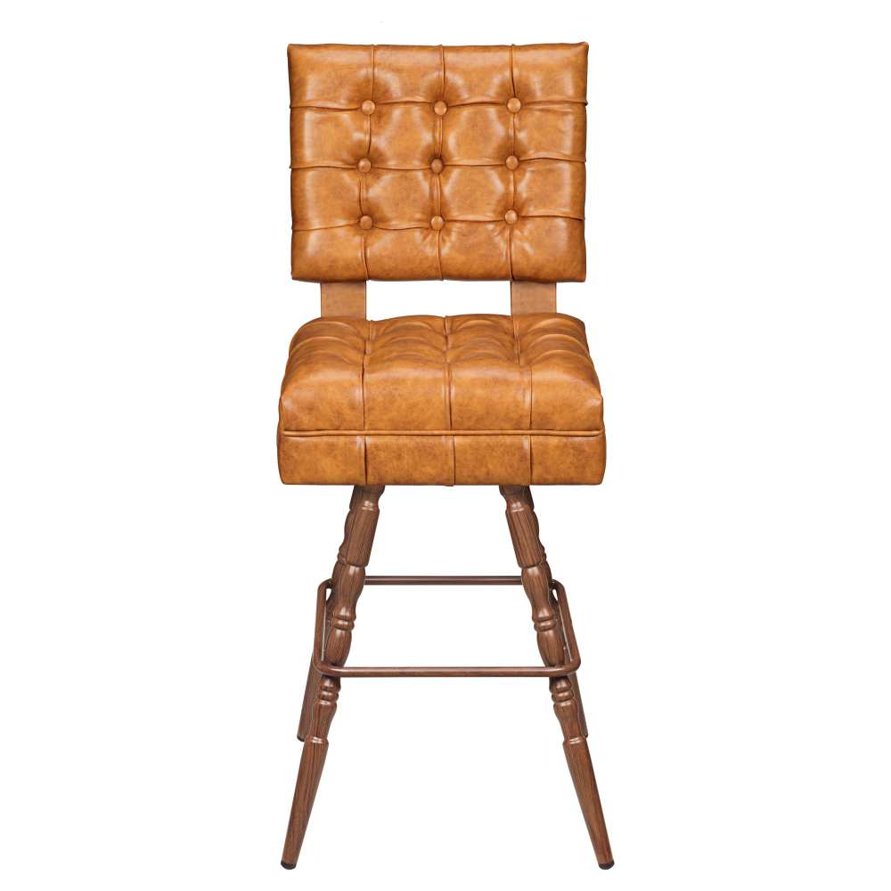 Tufted bar stool
