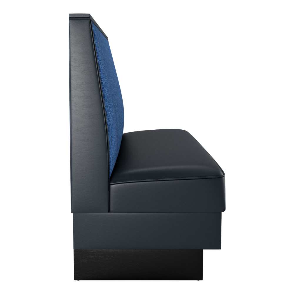 Channel back booth seating