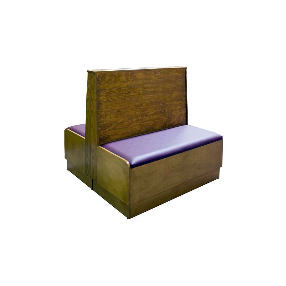 Wood booth seating