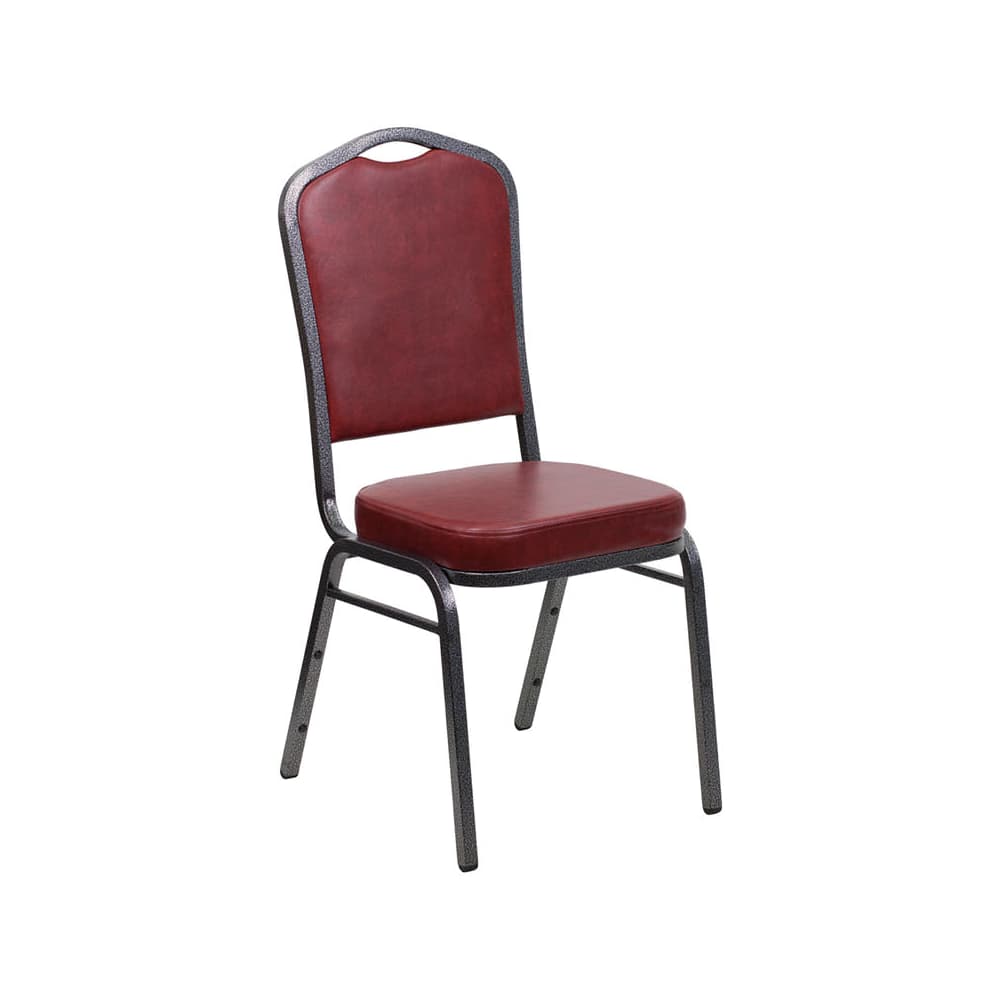 Stackable metal dining chair