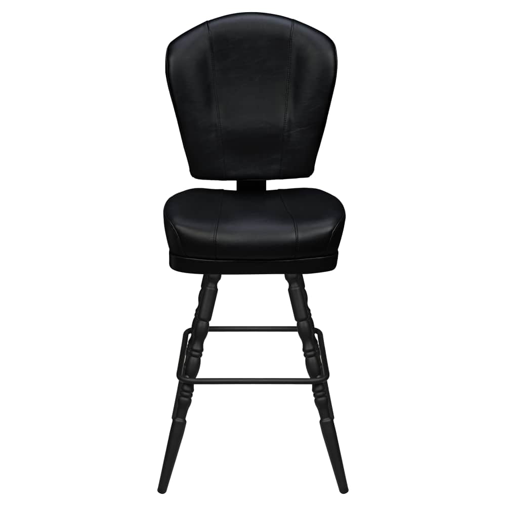 Channel back bar stool