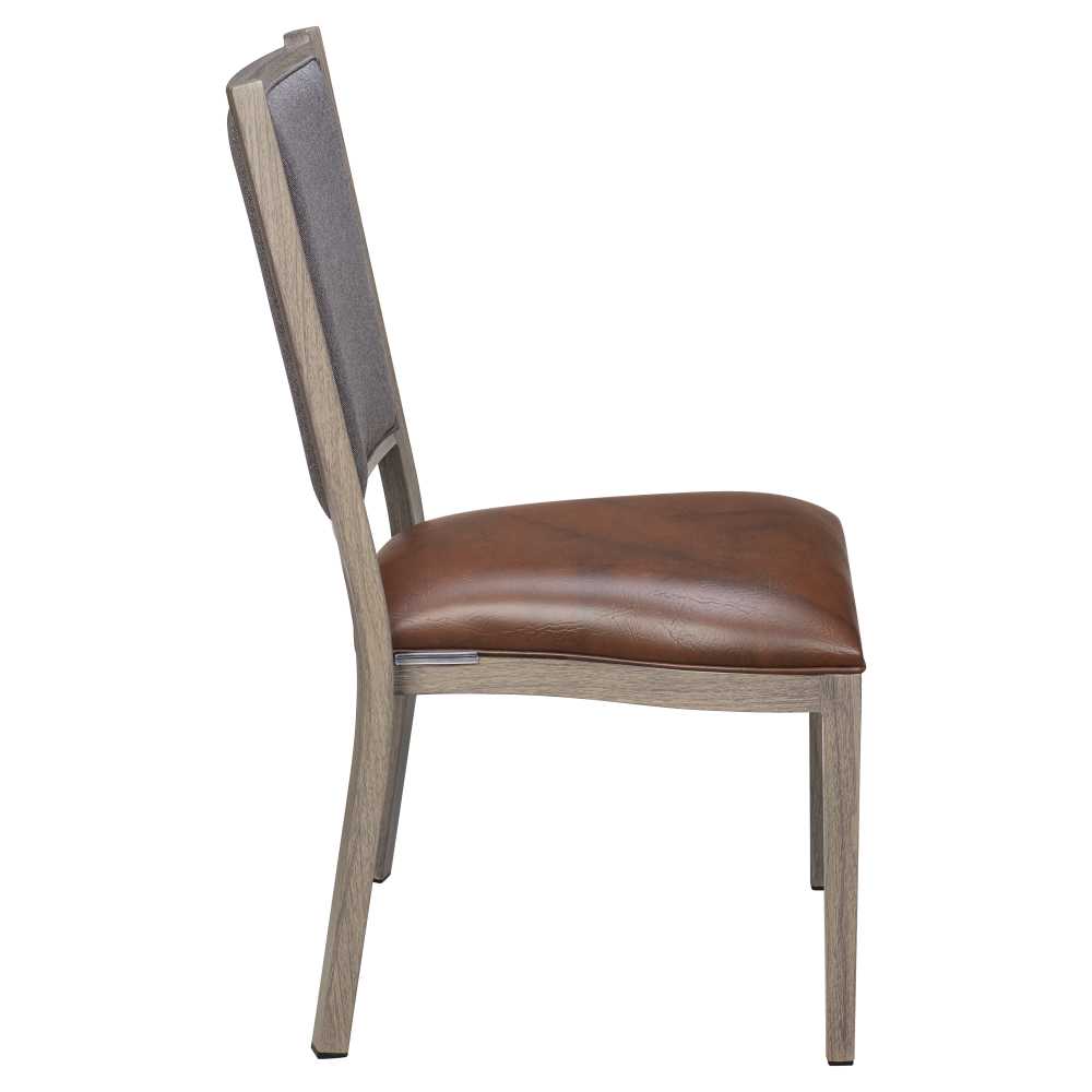 Aluminum dining chair