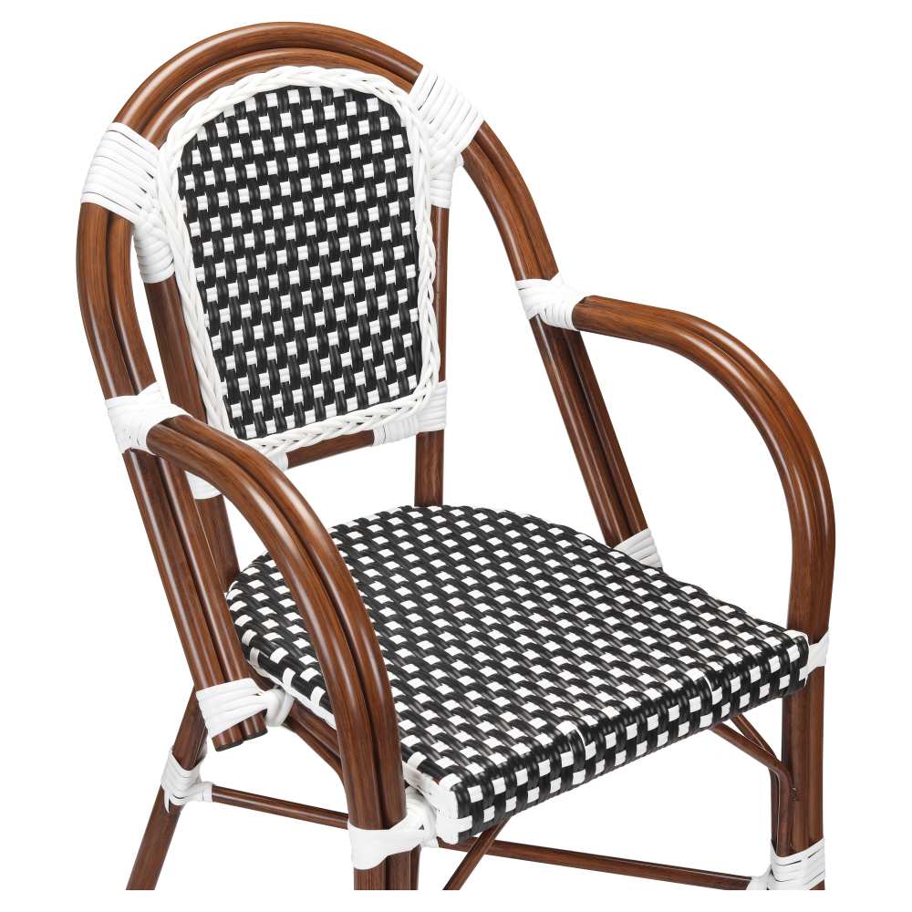 Woven patio furniture