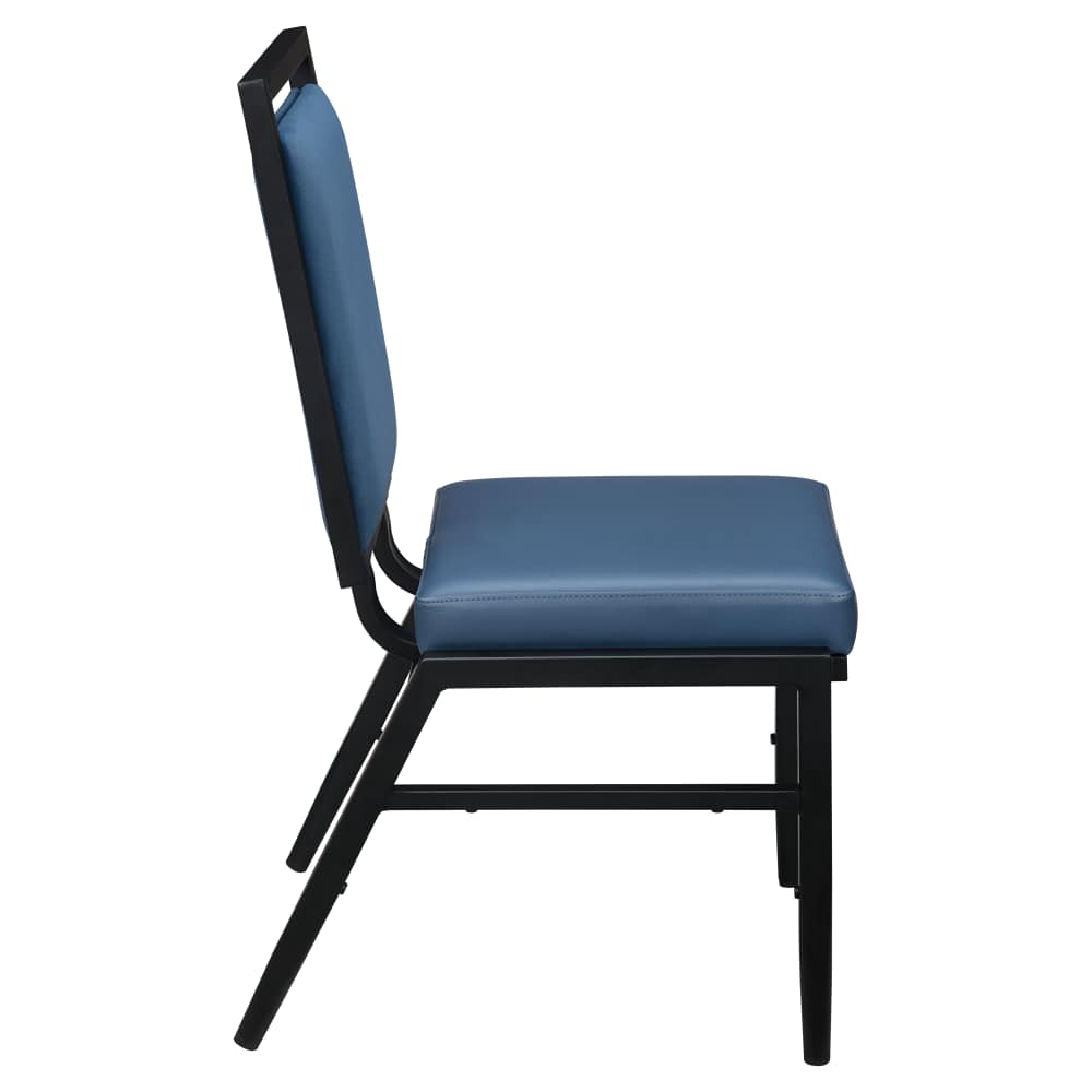 Stackable aluminum dining chair