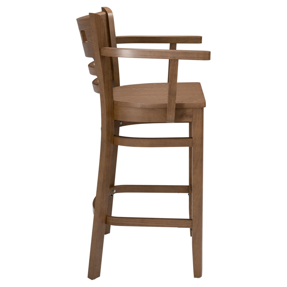 Wood bar stool
