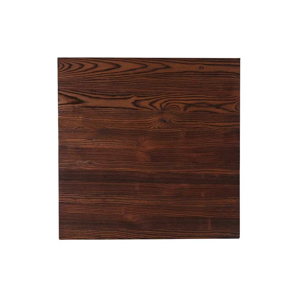 Industrial Series Table with Metal Base and Wood Top