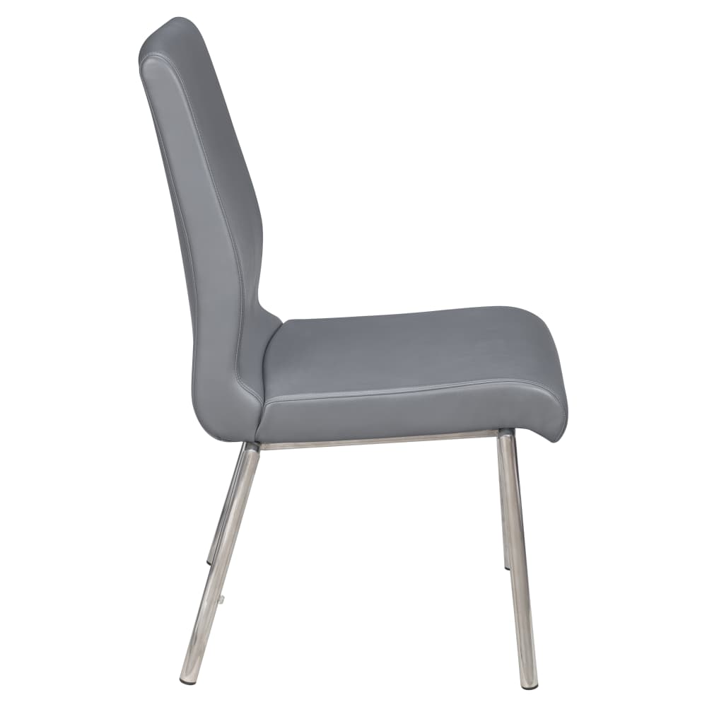 Steel dining chair