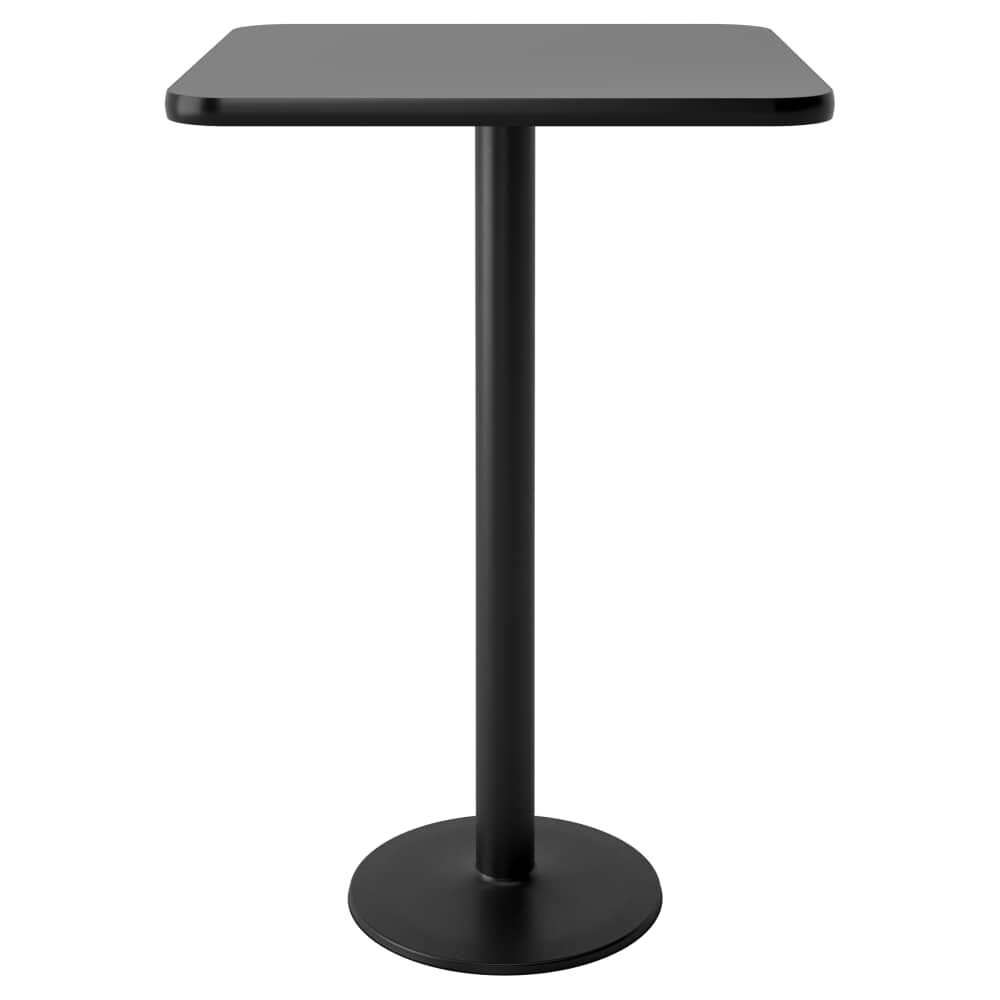 Laminate Reversible Table in Black and Mahogany, Bar Height