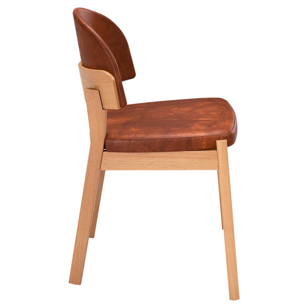 Wood dining chair