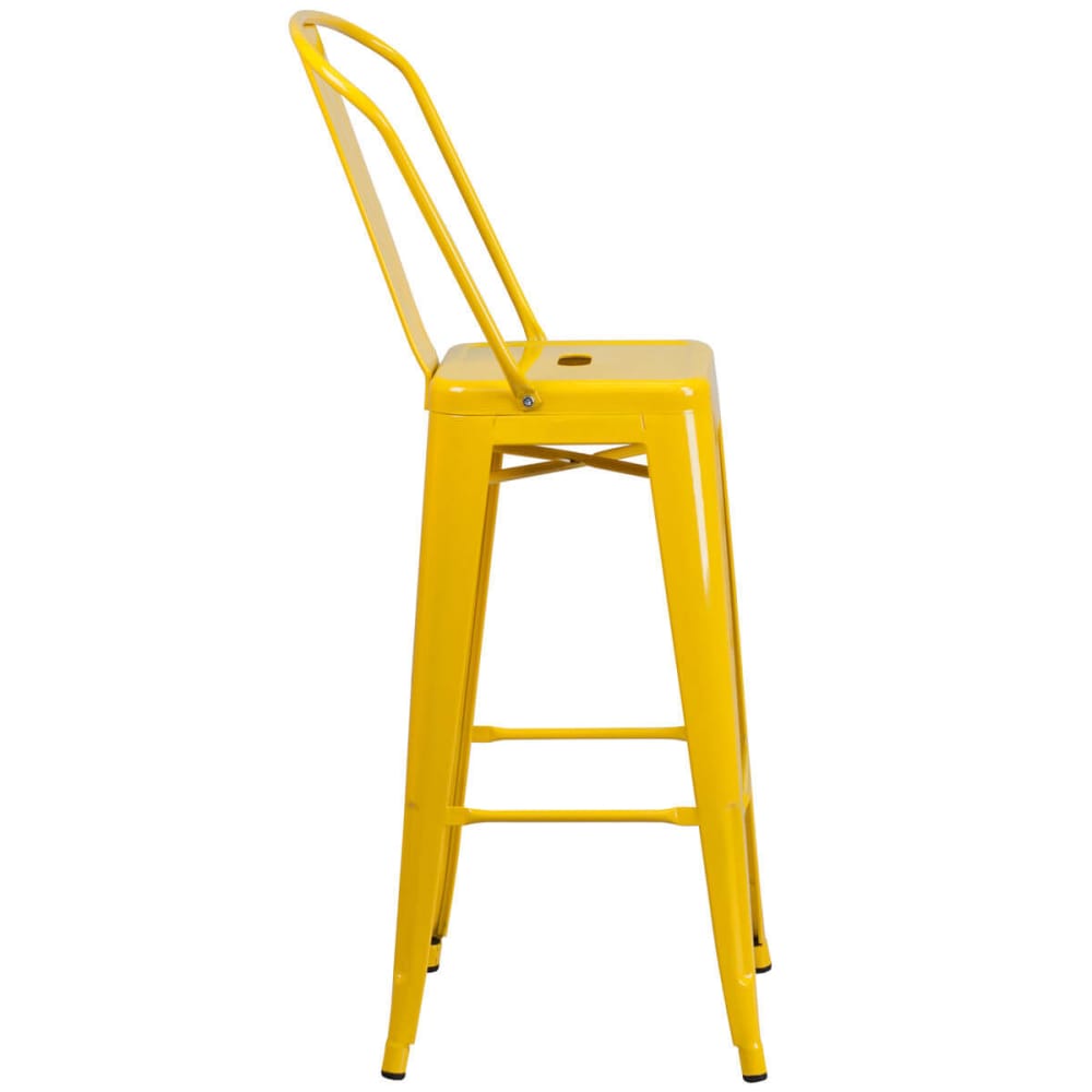 Metal bar stool