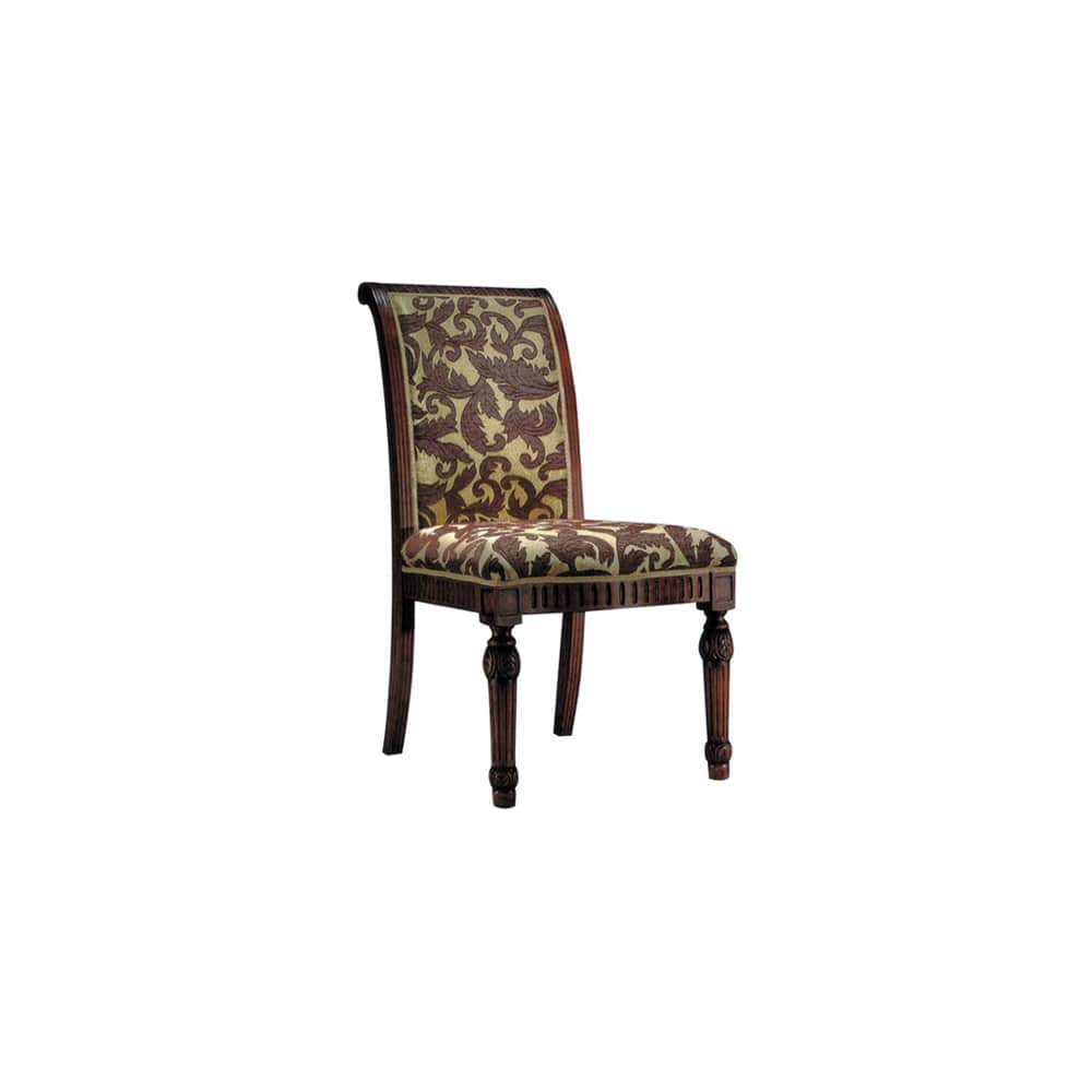 Upholstered wood dining chair