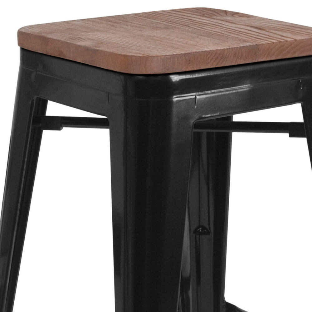 Metal bar stool
