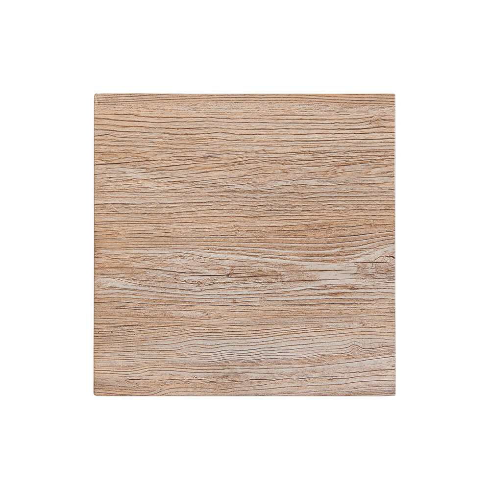 Outdoor Resin Table Top in Distressed Natural Finish