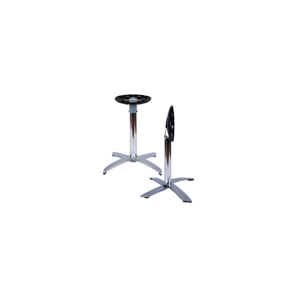 Folding aluminum table support