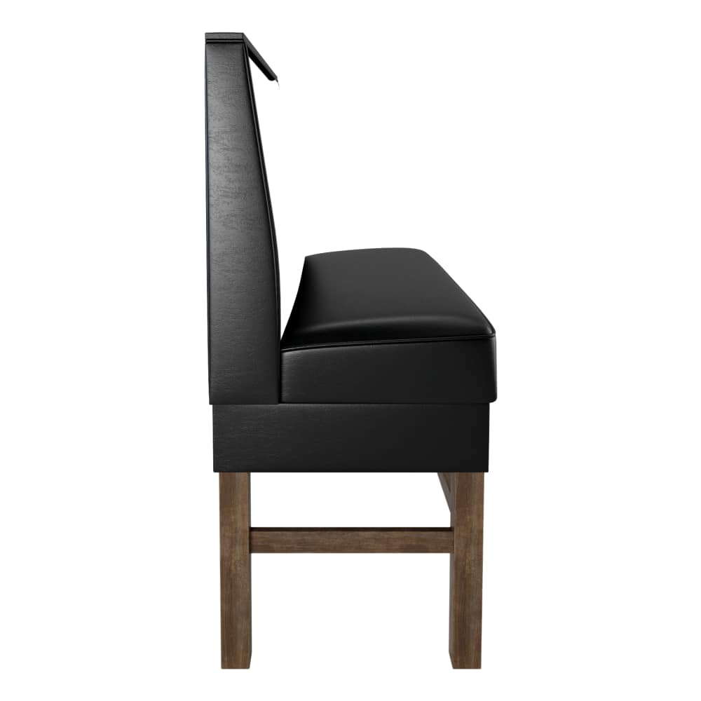 Wood booth seating