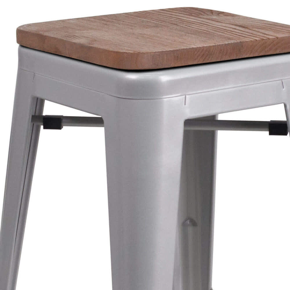 Metal bar stool