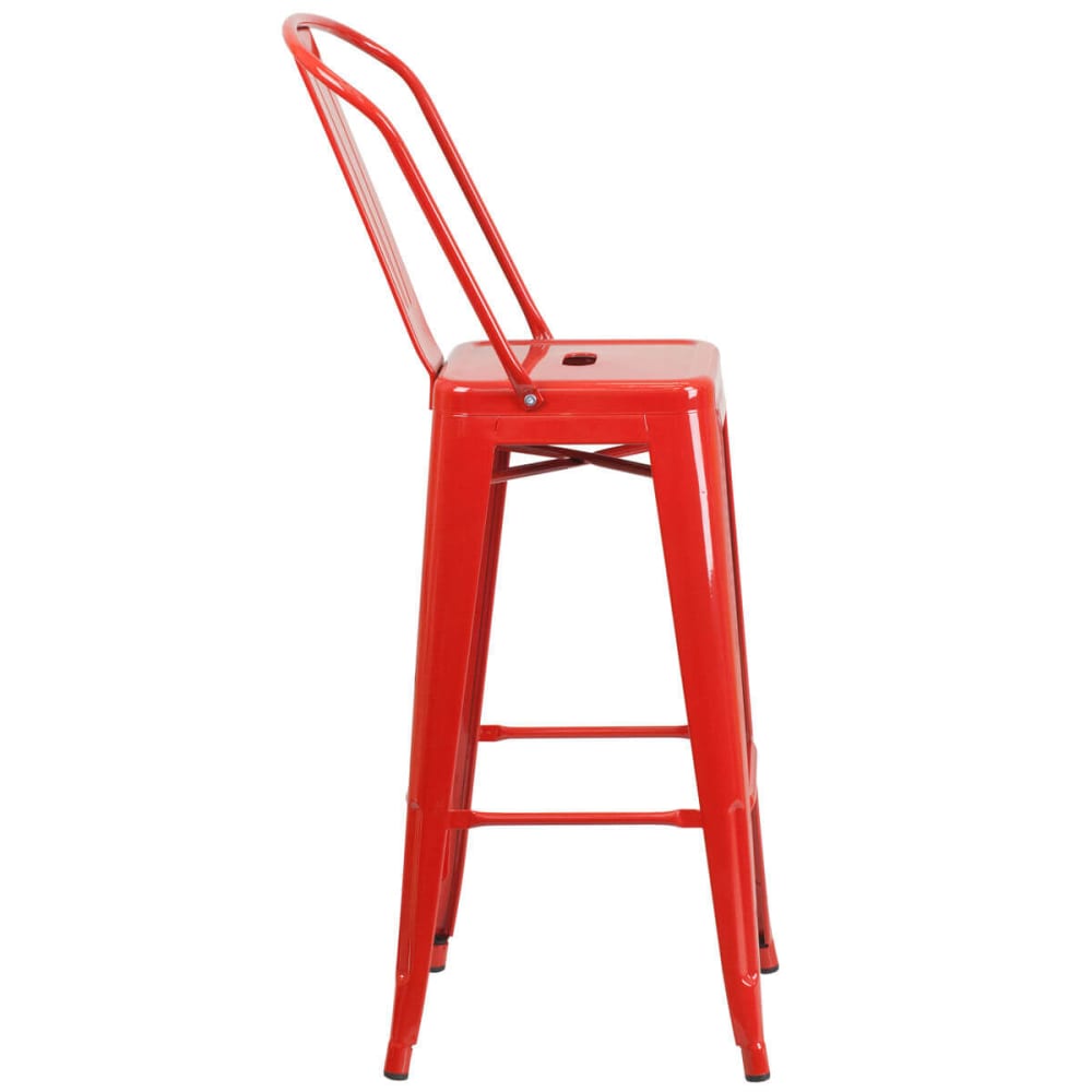 Metal bar stool