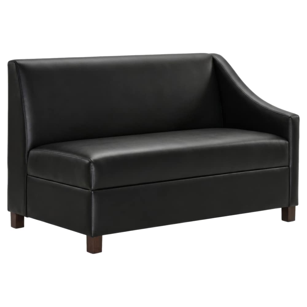 Wood booth seating